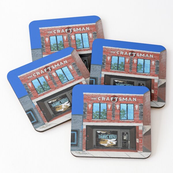 Item preview, Naperville, Illinois, The Craftsman/Two Brother's Barrel House, Painting the Town Series, Decorative Art, Home Decor designed and sold by GalleryTrio.