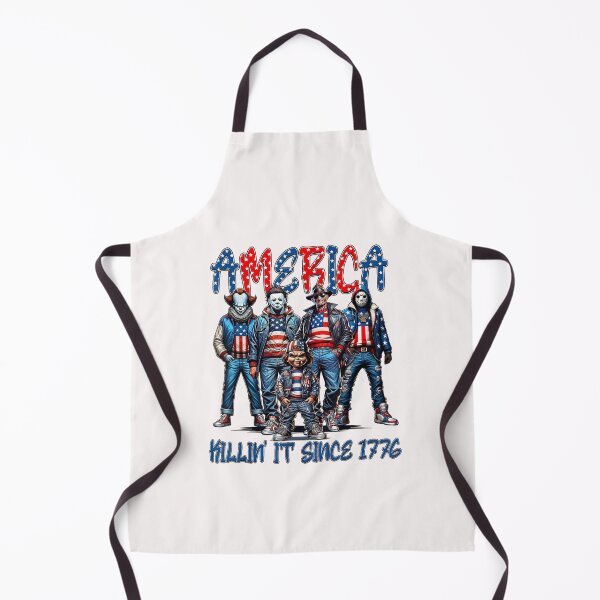Item preview, America Killin' It Since 1776 Horror Characters 4th Of July designed and sold by Juan Pedro Matta.