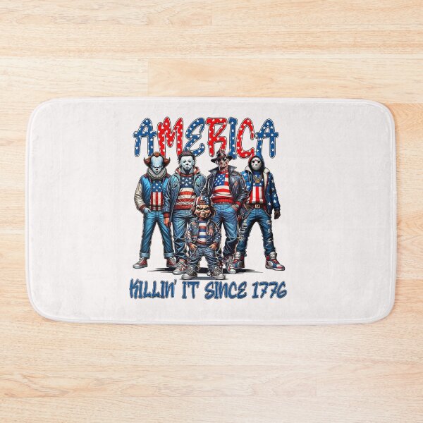 Item preview, America Killin' It Since 1776 Horror Characters 4th Of July designed and sold by Juan Pedro Matta.