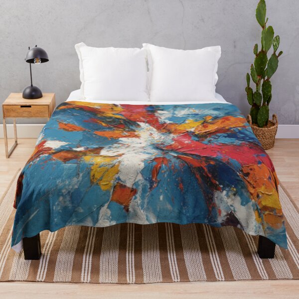 Item preview, Fire And Ice Spots Splash Elements Spectrum Abstraction designed and sold by GrinGalore.