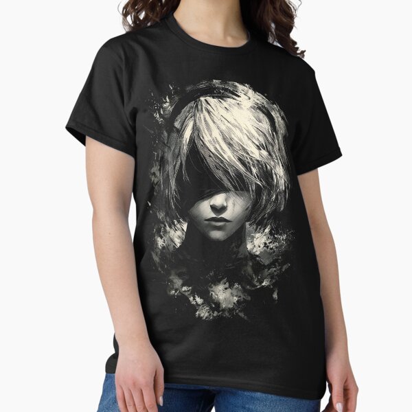 Vista previa del artículo con la obra «2B YoRHa No.2 Nier Automata Diseño de impresión», diseñado y vendido por HakoCity.