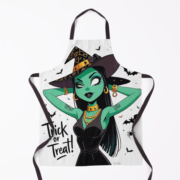 Item preview, Trick or Treat! Halloween witch cool cute design designed and sold by Vintage Designs +.