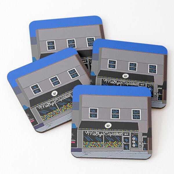 Item preview, Naperville, Illinois, Molly's Cubcakes, Painting the Town Series, Decorative Art, Home Decor designed and sold by GalleryTrio.