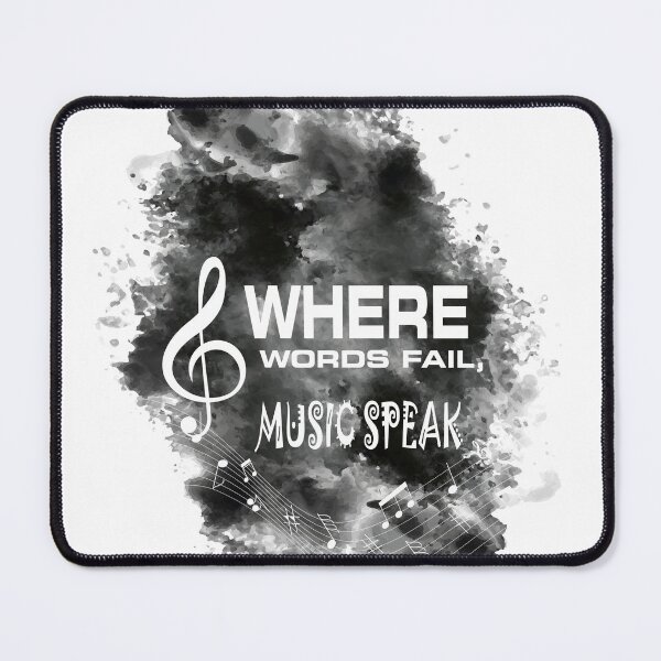 Item preview, Where words fail, music speak designed and sold by farazali1982.