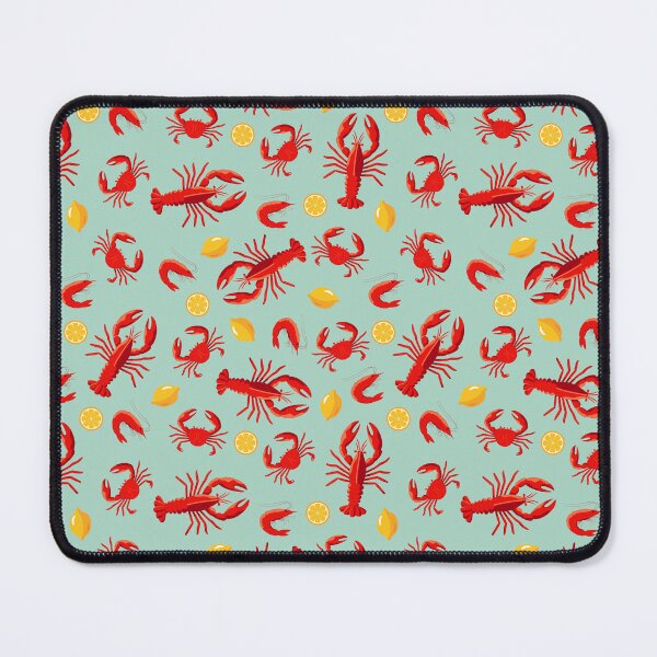 Item preview, Seamless Seafood Pattern with Lobster, Crab and Shrimp designed and sold by Artchyzh.