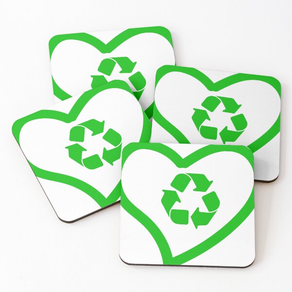 Item preview, Eco Love Recycling Sign - Cute Environmental Design for Green Living & Zero Waste Fans designed and sold by wa2022.