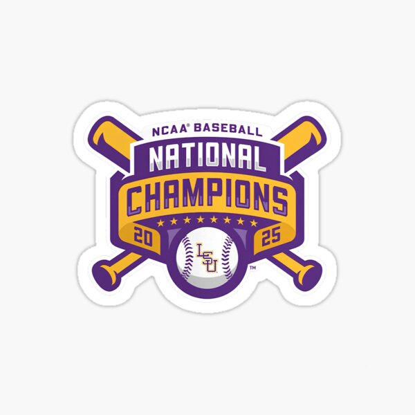 Item preview, LSU Tigers sttdb NCAA Baseball 2025 National Champions  designed and sold by GalaxySports.