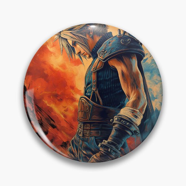 Item preview, Cloud Strife FF7 Final Fantasy Art Design designed and sold by Senpaiwaves.