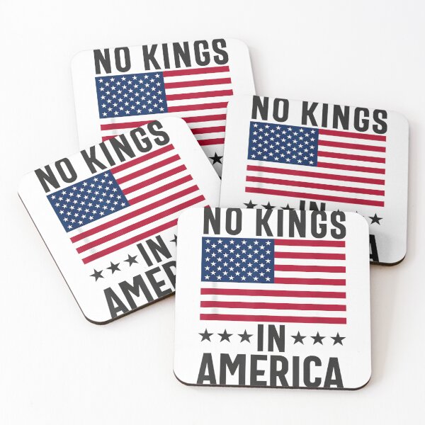 Item preview, No Kings In America Flag Protest Save Democracy designed and sold by Creative Spark.