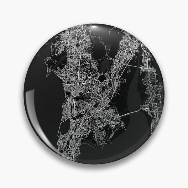 Item preview, Mumbai City Map of India - Full Moon designed and sold by deMAP.