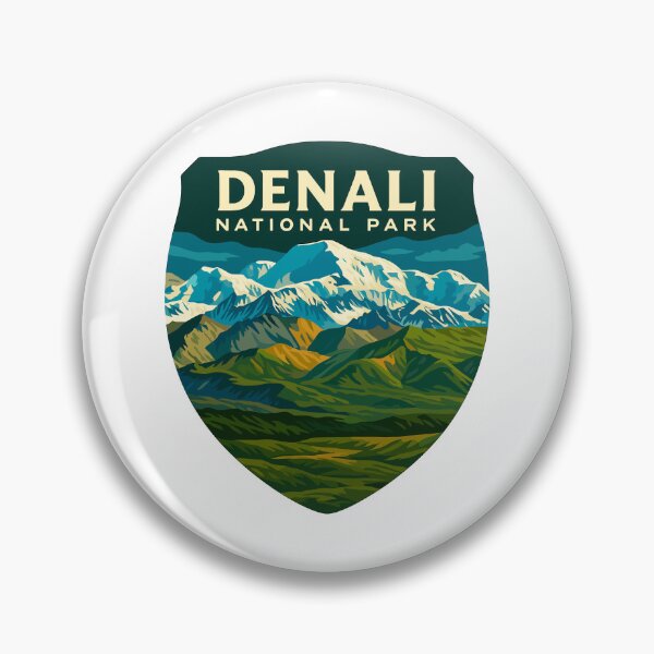 Item preview, Denali National Park Retro Mountain Wilderness Sticker designed and sold by Ismeal Von.