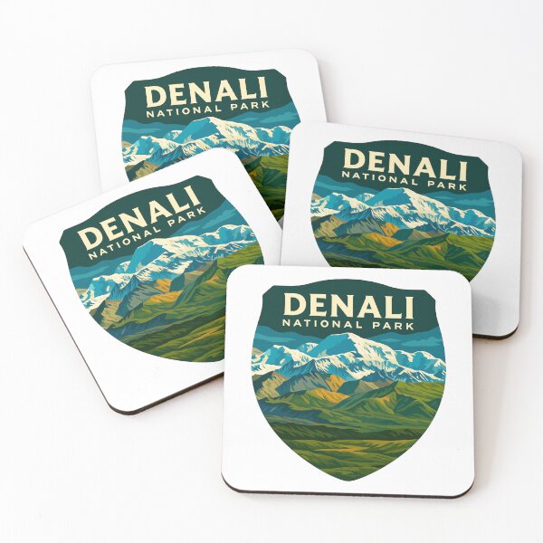 Item preview, Denali National Park Retro Mountain Wilderness Sticker designed and sold by Ismeal Von.