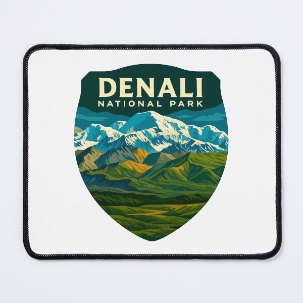 Item preview, Denali National Park Retro Mountain Wilderness Sticker designed and sold by Ismeal Von.