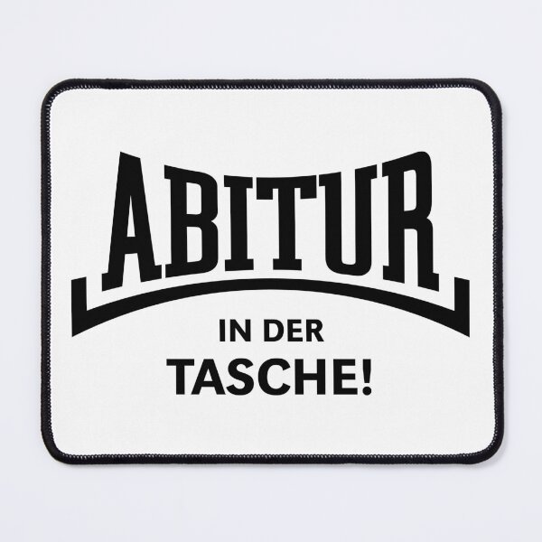 Item preview, Abitur – In Your Pocket! (Abiturient / Abi / Concave / Black) designed and sold by MrFaulbaum.