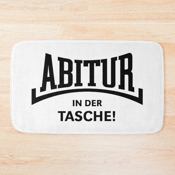 Item preview, Abitur – In Your Pocket! (Abiturient / Abi / Concave / Black) designed and sold by MrFaulbaum.