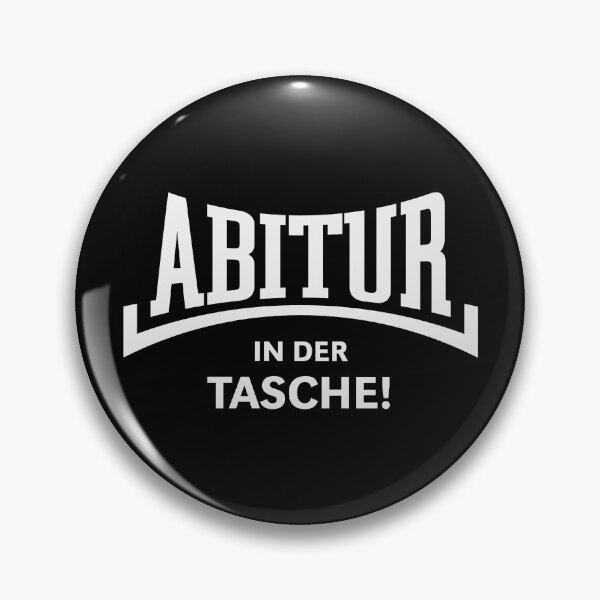 Item preview, Abitur – In Your Pocket! (Abiturient / Abi / Concave / White) designed and sold by MrFaulbaum.