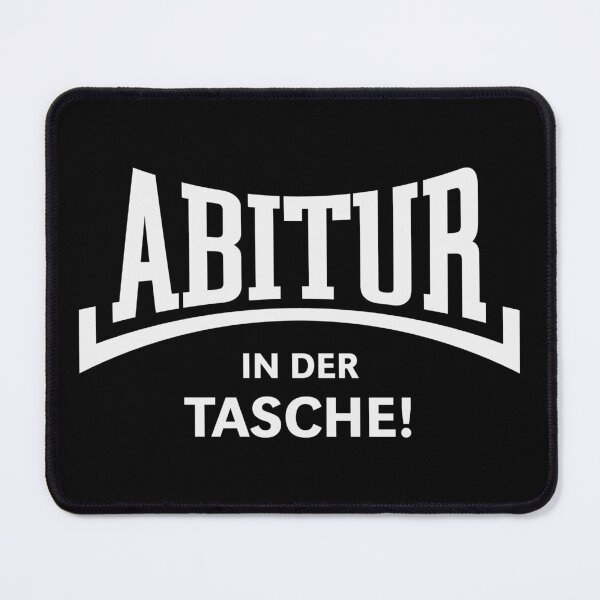 Item preview, Abitur – In Your Pocket! (Abiturient / Abi / Concave / White) designed and sold by MrFaulbaum.