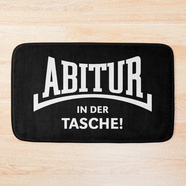 Item preview, Abitur – In Your Pocket! (Abiturient / Abi / Concave / White) designed and sold by MrFaulbaum.