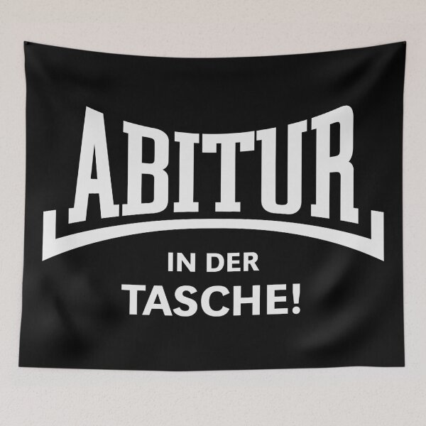 Item preview, Abitur – In Your Pocket! (Abiturient / Abi / Concave / White) designed and sold by MrFaulbaum.