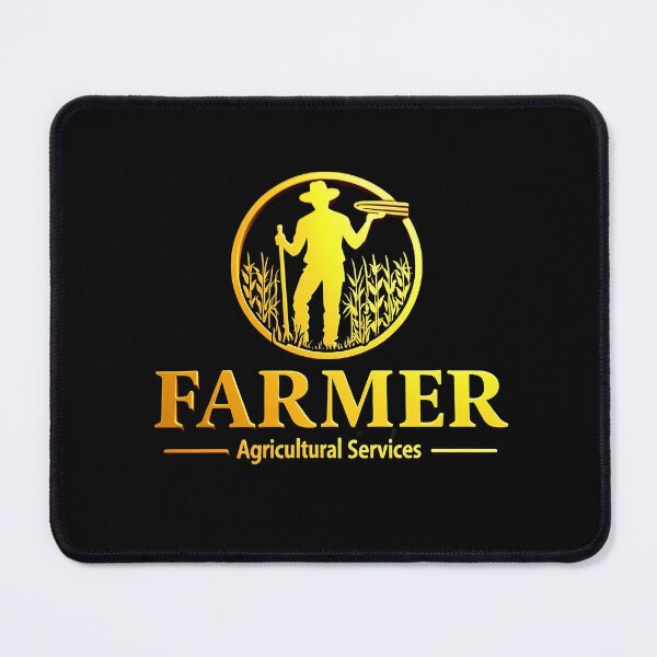 Item preview, Farmer - Embossed Gold Design Celebrating Hard Work and Earth Wisdom designed and sold by Digital Dreams Arts.