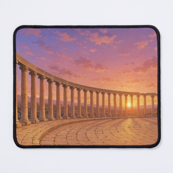 Item preview, Ancient Rome Oval Plaza in Jerash Jordan designed and sold by KAI-Studio.