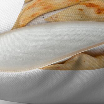 Alternate view of Pierogi (with pronunciation) Throw Pillow