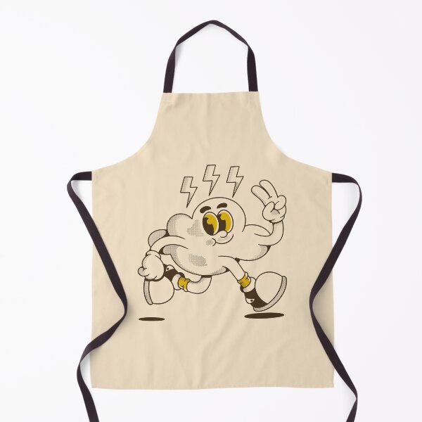 Item preview, Energetic Cloud Character with Lightning and Peace Sign designed and sold by adipra.