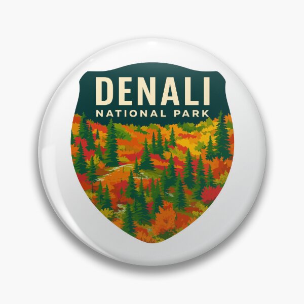 Item preview, Denali National Park Retro Mountain Wilderness Sticker designed and sold by Ismeal Von.