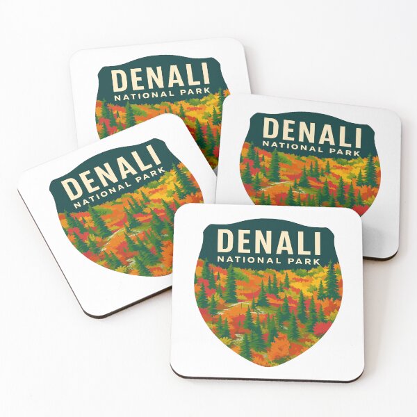 Item preview, Denali National Park Retro Mountain Wilderness Sticker designed and sold by Ismeal Von.