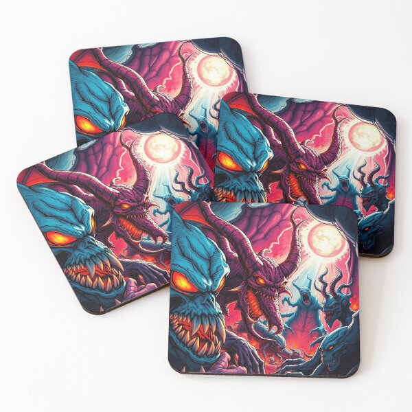 Item preview, The Denizen Demons of Hell a Hellscape cool design designed and sold by Vintage Designs +.
