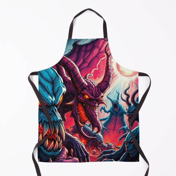 Item preview, The Denizen Demons of Hell a Hellscape cool design designed and sold by Vintage Designs +.