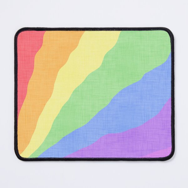 Item preview, Wavy Rainbow Stripes designed and sold by QuestingPixel.