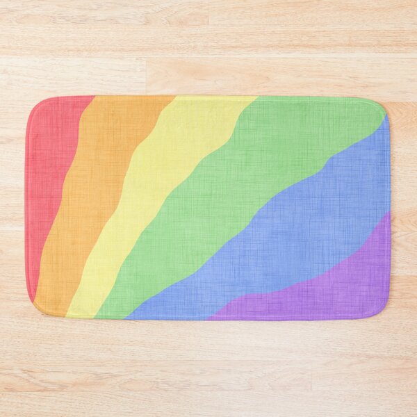 Item preview, Wavy Rainbow Stripes designed and sold by QuestingPixel.