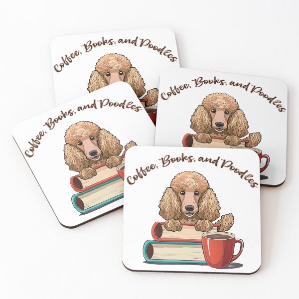 Item preview, Coffee, Books, and Poodles designed and sold by ScribbL-ScrabbL.