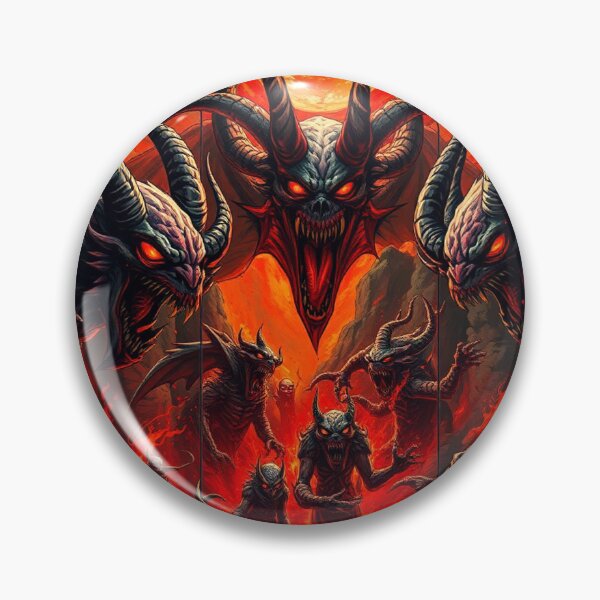 Item preview,  The Denizen Demons of Hell a Hellscape cool design designed and sold by Vintage Designs +.