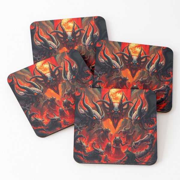 Item preview,  The Denizen Demons of Hell a Hellscape cool design designed and sold by Vintage Designs +.