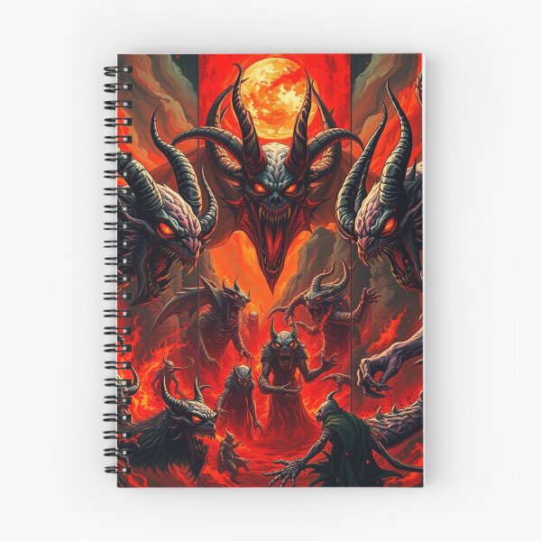 Item preview,  The Denizen Demons of Hell a Hellscape cool design designed and sold by Vintage Designs +.