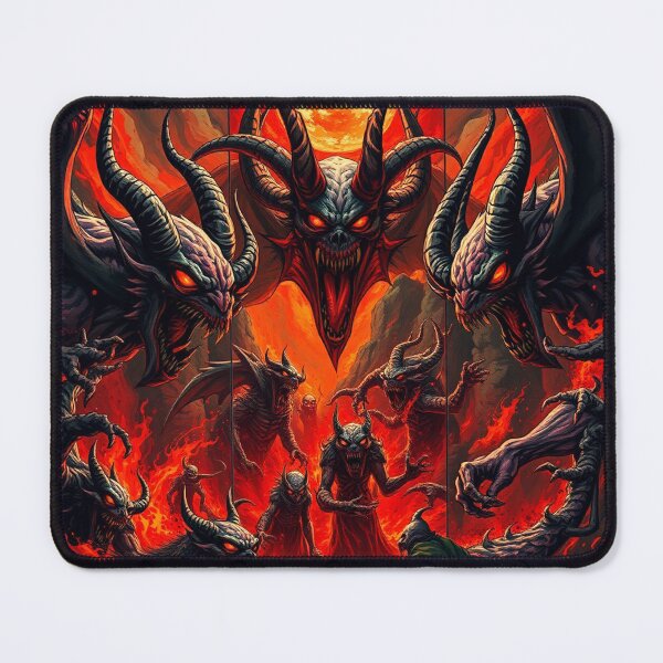 Item preview, The Denizen Demons of Hell a Hellscape cool design designed and sold by Vintage Designs +.