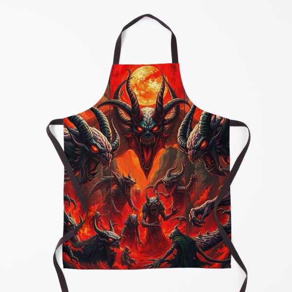 Item preview,  The Denizen Demons of Hell a Hellscape cool design designed and sold by Vintage Designs +.