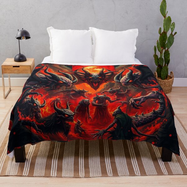 Item preview,  The Denizen Demons of Hell a Hellscape cool design designed and sold by Vintage Designs +.