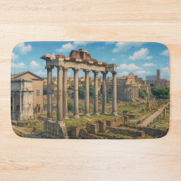 Item preview, Ancient Rome Temple of Saturn at Roman Forum designed and sold by KAI-Studio.