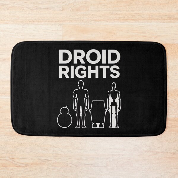 Item preview, Droid Rights Funny Sci-Fi Parody Design designed and sold by Retr0Tshirts.