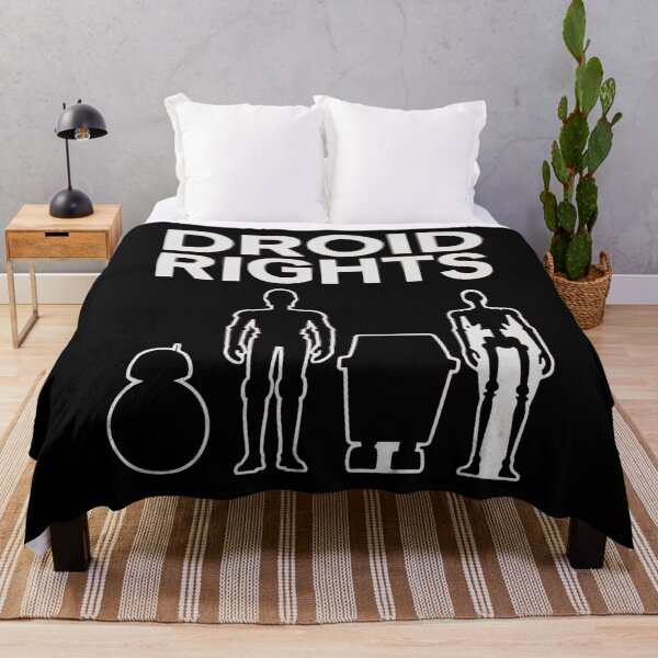 Item preview, Droid Rights Funny Sci-Fi Parody Design designed and sold by Retr0Tshirts.