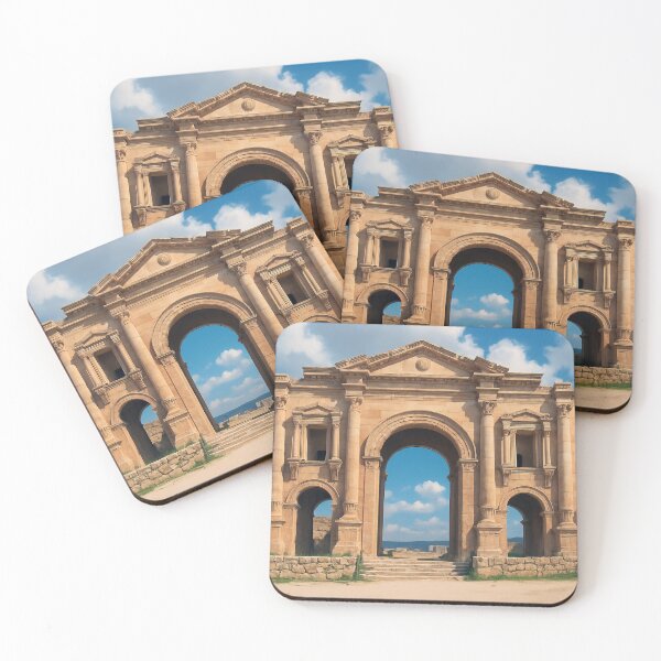 Item preview, Rome Arch of Hadrian at Jerash Jordan designed and sold by KAI-Studio.