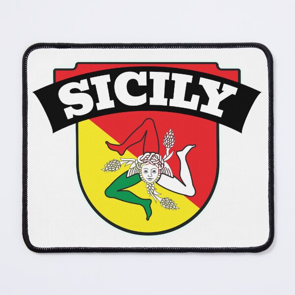 Item preview, Sicily Trinacria Patch Emblem designed and sold by Freshinkshop.