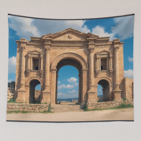 Item preview, Rome Arch of Hadrian at Jerash Jordan designed and sold by KAI-Studio.