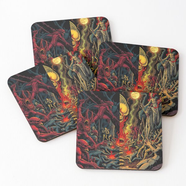 Item preview, The Denizen Demons of Hell a Hellscape cool design designed and sold by Vintage Designs +.