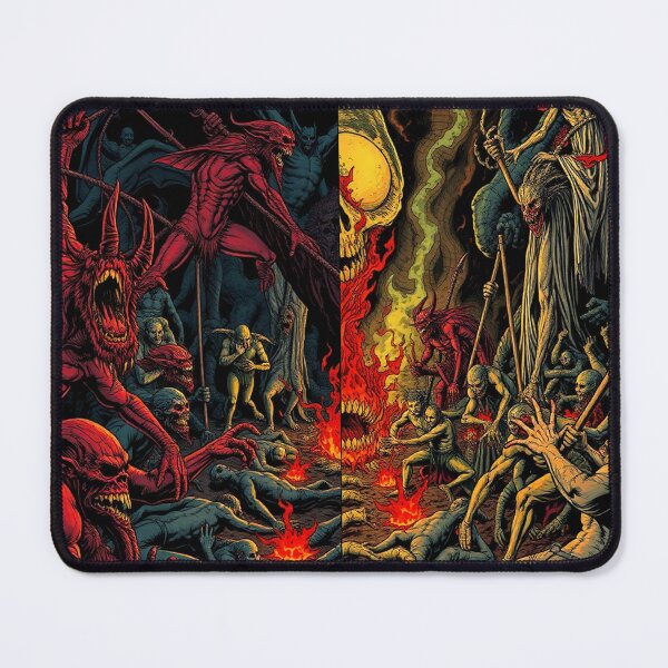 Item preview, The Denizen Demons of Hell a Hellscape cool design designed and sold by Vintage Designs +.