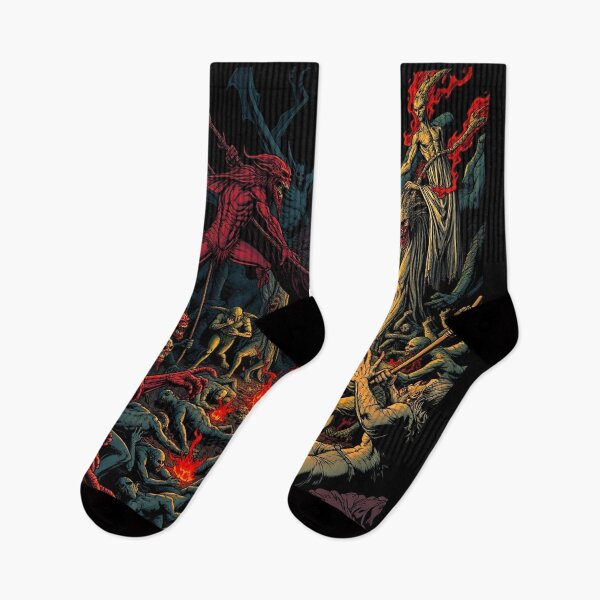 Item preview, The Denizen Demons of Hell a Hellscape cool design designed and sold by Vintage Designs +.