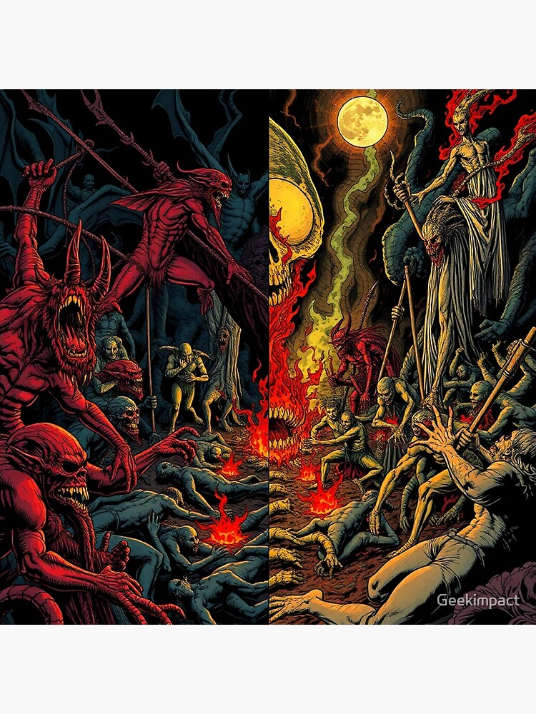 The Denizen Demons of Hell a Hellscape cool design